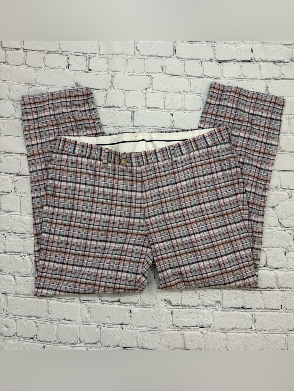 Lauren Ralph Lauren Plaid Pants Men’s 34x29 (36x27 Actual) Black Label Preppy
